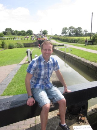 Me Foxton Locks June 2013