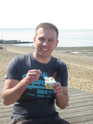 Me_ice_cream_whitstable_beach_june_2013