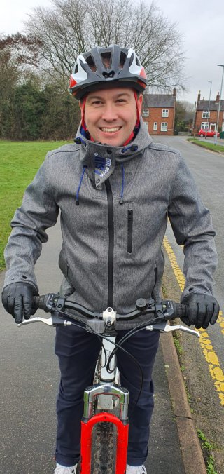 Me New Years Day Bike Ride Jan 2021