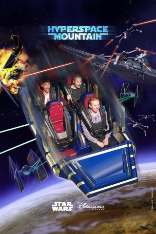 Me Star Wars Hyperspace Mountain Thursday Disneyland Paris Oct 2018