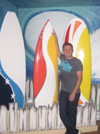 Me With Surfboards Alton Towers Waterpark July 2013