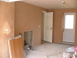 Plasting The Garage