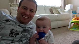 Playgroup_day_july_2016_ethan_and_i_grandparents_house_selfie