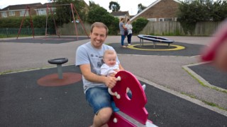 Playgroup_day_july_2016_ethan_and_i_seesaw