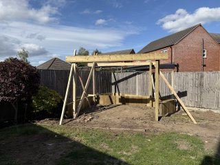 Posts_braced_garden_progress_woodwork_june_2026