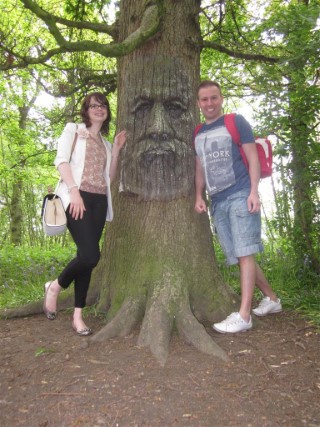 Rachel and I Druidstone Park Blean June 2013