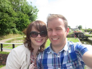 Rachel and I Foxton Locks June 2013