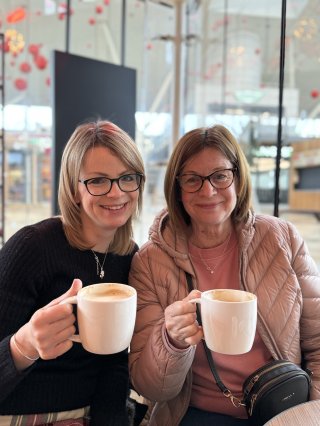 Rachel And Joy Coffee Lego Store Milton Keynes Jan 2026