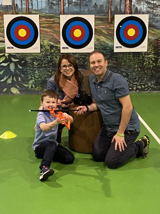 Rachel Ethan And I Mini Crossbows Saturday Center Parcs Oct 2021