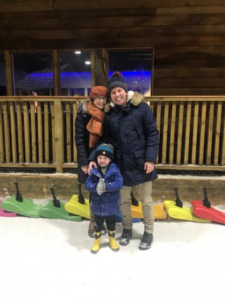 Rachel Ethan And I Tamworth Snow Dome Jan 2020