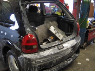 My Car In BodyShop, On Ramps