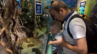 Seas Life Center July 2016 Ethan And I Barrier