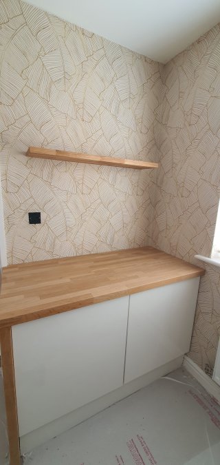 Shelf_and_wallpaper_office_revamp_progress_may_2024