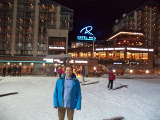 Skiing Borovets Bulgaria 2017 Me With Rila Hotel