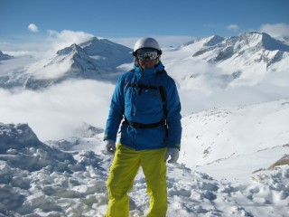 Skiing Italy Feb 2016 Me Above The Clouds