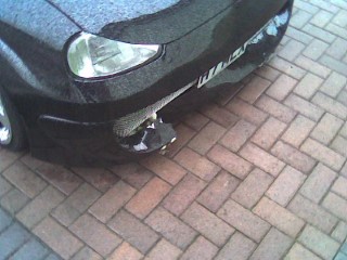 Smashed Front of the Corsa...