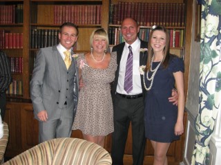 The Family at Claires Wedding