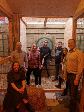 The Team Axe Throwing And Crazy Golf Mar 2022