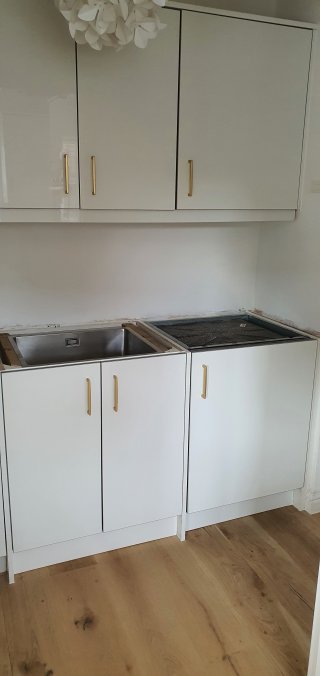 Utility Painted Kitchen Prep Sept 2023