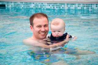 Weymoth Dorset Holiday June 2016 Ethan And I In The Pool