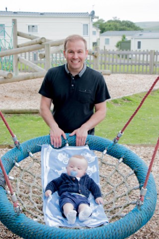 Weymoth_dorset_holiday_june_2016_ethan_and_i_swing