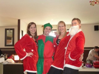 Xmas Eve 2011 Skate Santa and Helpers