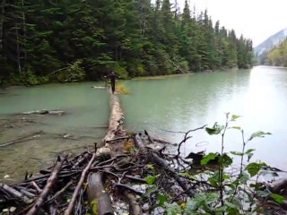 me_walking_the_log_in_the_lake