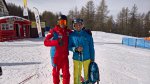 Albi And I Skiing Sauze Doulx Jan 2019