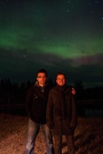 Ben and I Aurora Yellowknife Canada 2011