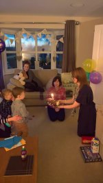Blowing Out Candles Ethans 3rd Birthday Party Nov 2018