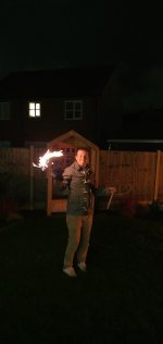Bonfire Night Nov 2019 Me Sparkler