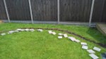 Border Dug Working On The Blocks In The Back Garden June 2017