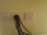 Boxes Cabling the Lounge