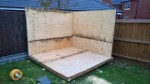 Building The Shed Structure Oct 2016 2 Walls Up