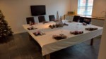 Christmas Day 2016 Table In Garage