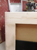 Corner Close Up Sanding And Jointing Frame Magic Mirror Dec 2020