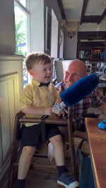 Dad And Ethan Chair Dads 55th Birthday May 2018