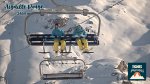 Dad And I Chair Lift Skiing Tignes France Feb 2025