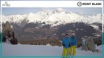 Dad And I Mont Blonc Skiing Les Arcs Jan 2020