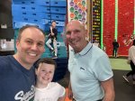 Dad Ethan And I Clip N Climb May 2025