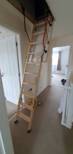 Down Wooden Loft Ladder May 2021