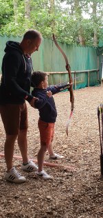 Ethan And I Archery Saturday Center Parcs May 2022