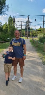 Ethan And I Climbing Area Conkers Aug 2022