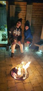 Ethan And I Fire Bonfire Night Nov 2020