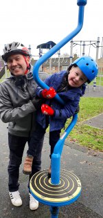 Ethan And I New Years Day Bike Ride Jan 2021