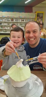 Ethan And I Pottery Painting Tuesday Center Parcs Feb 2023