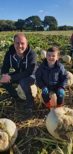 Ethan And I Pumpkin Picking Oct 2021
