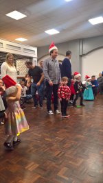 Ethan And I Relay Race Little Movers Christmas Party Dec 2018