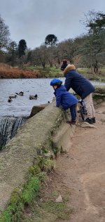 Ethan And I Riding Bike Bradgate Park Jan 2020