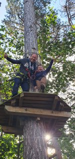 Ethan And I Tree Go Ape Coombe Abbey Oct 2022